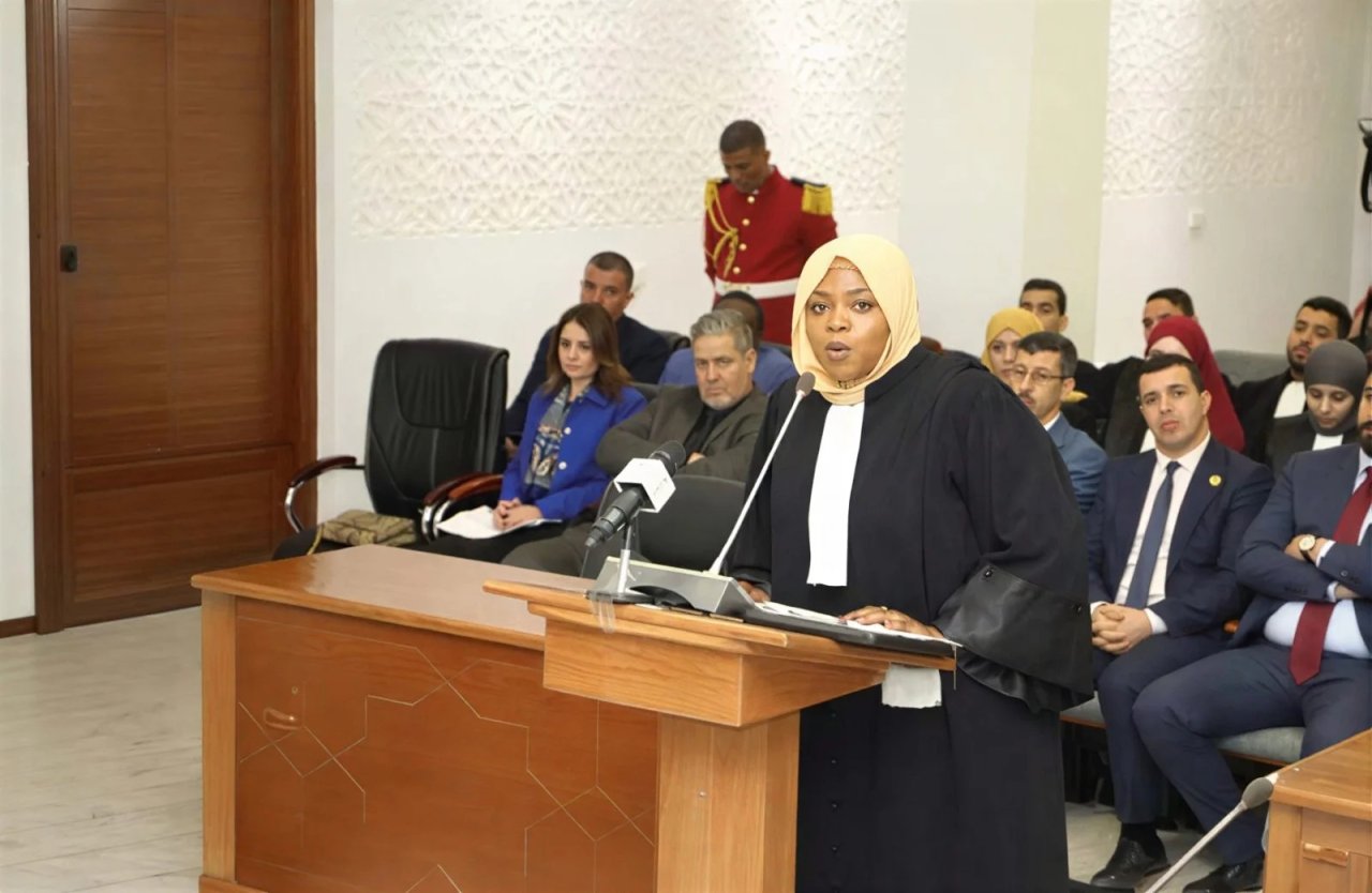A female Judge in a trial 