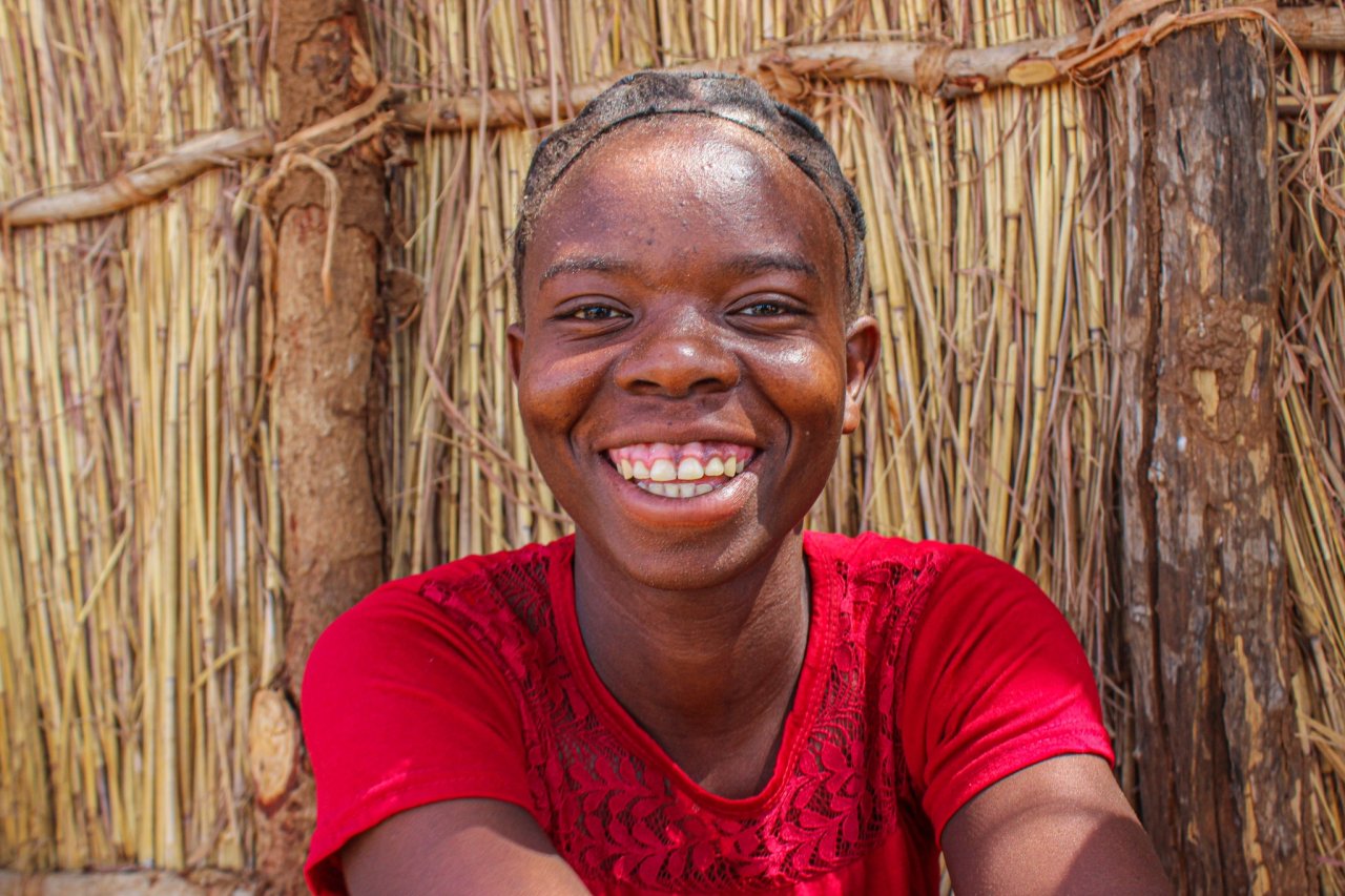A young woman in Zambia.