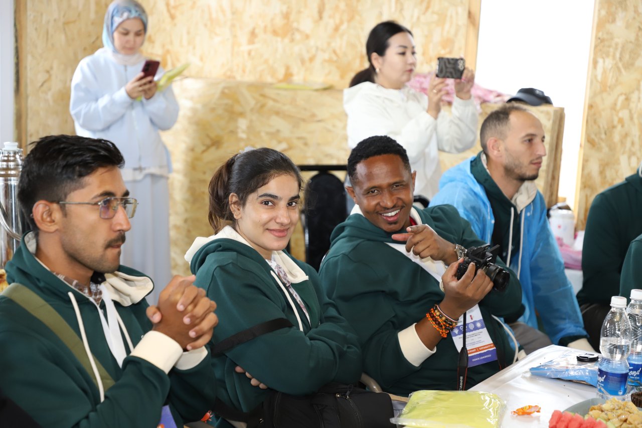 Young pastoralists at a summer school in Kyrgyzstan. 