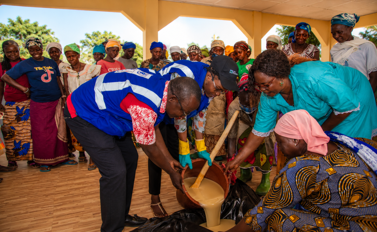 Des volontaires des Nations Unies au Burkina Faso.