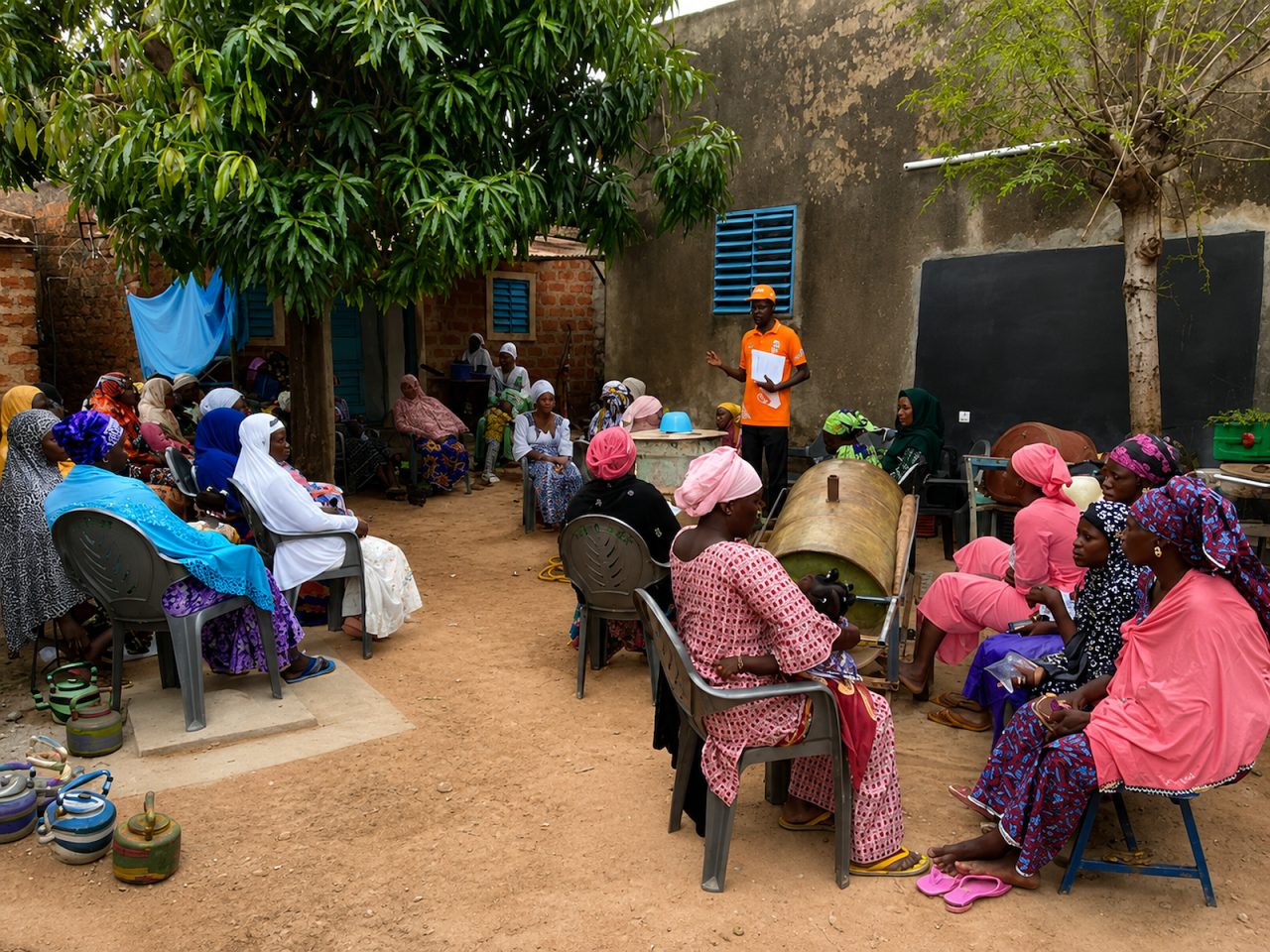 Des volontaires des Nations Unies au Burkina Faso.