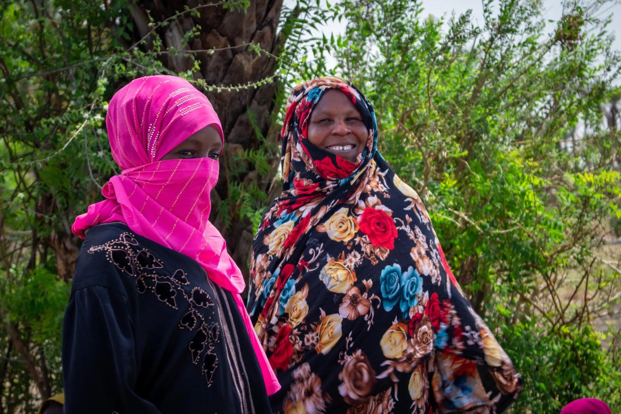 Two women farmers in Chad.