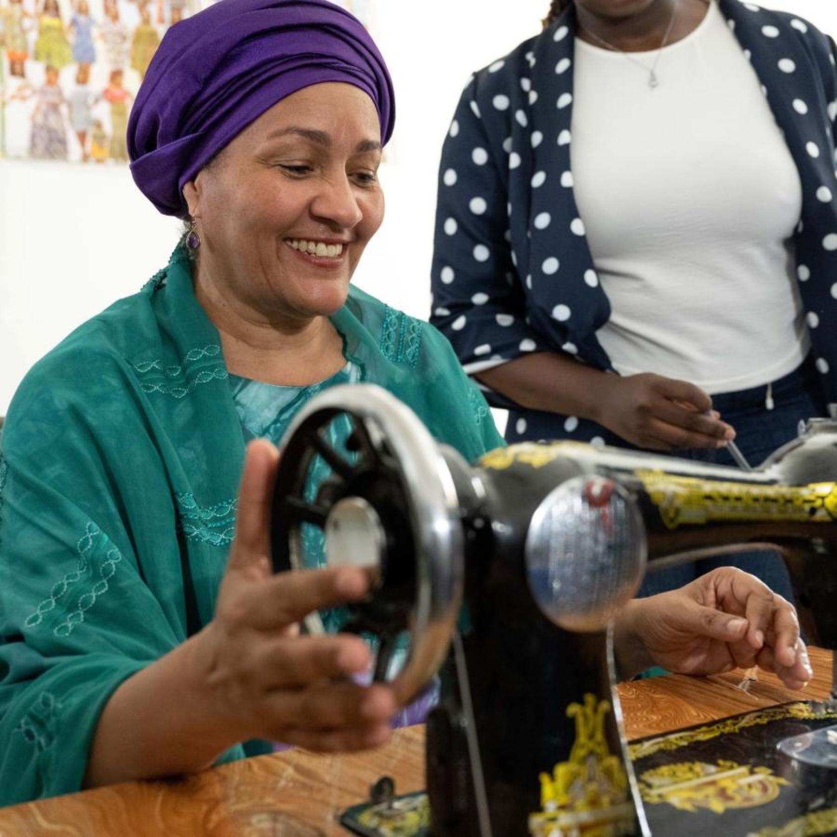 La Vice-Secrétaire générale de l'ONU, Amina Mohammed, a constaté la qualité des infrastructures du Centre d'accueil des enfants en détresse de Soubré, en Côte d'Ivoire, et la qualité de la prise en charge des enfants qui y sont accueillis. 
