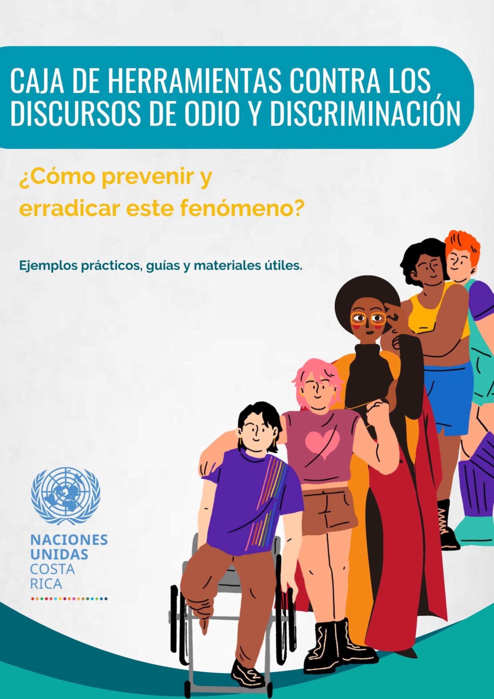 A graphic in Spanish of the cover of the UN Costa Rica study