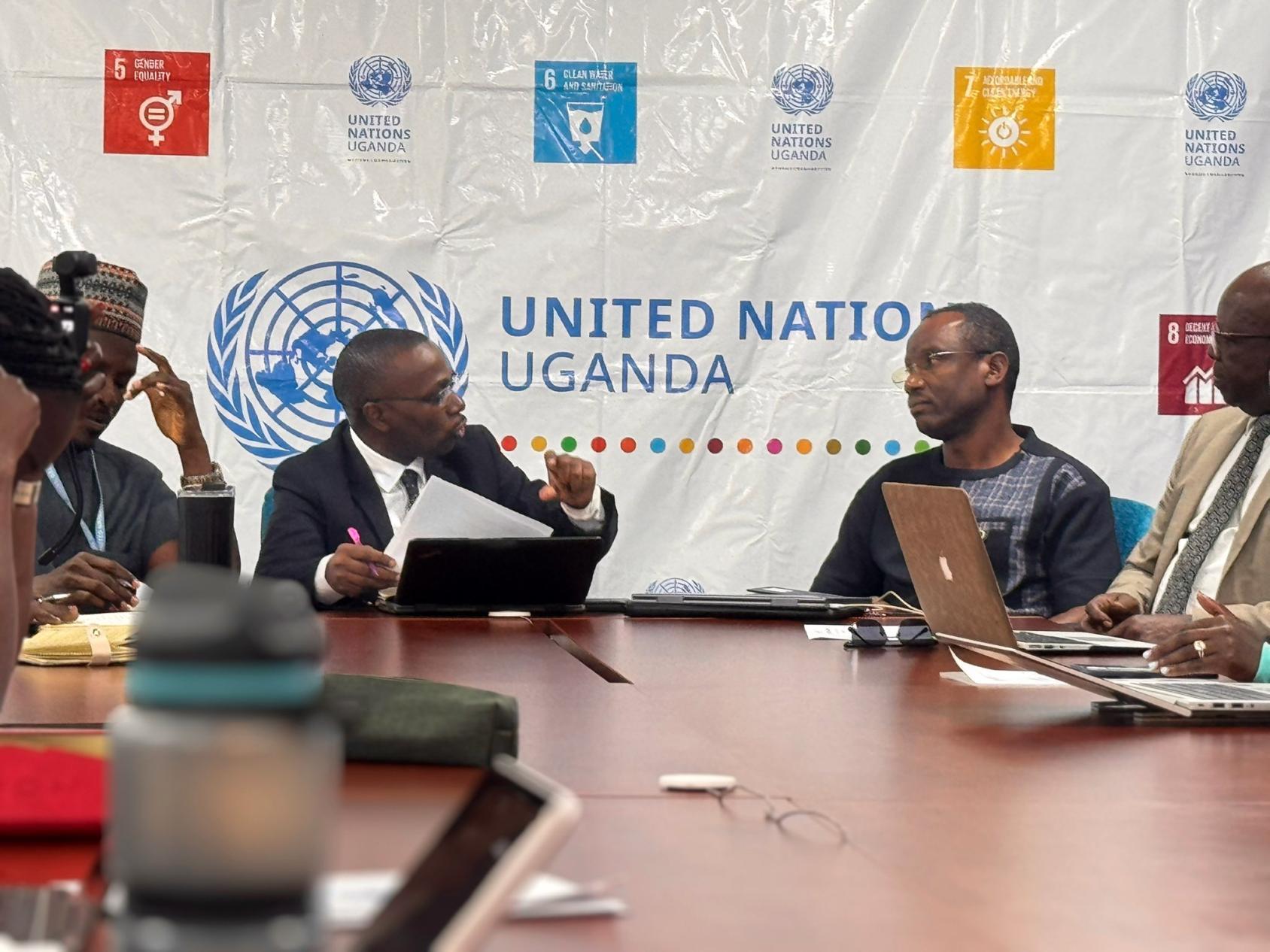 A group of young people having a dynamic discussion.