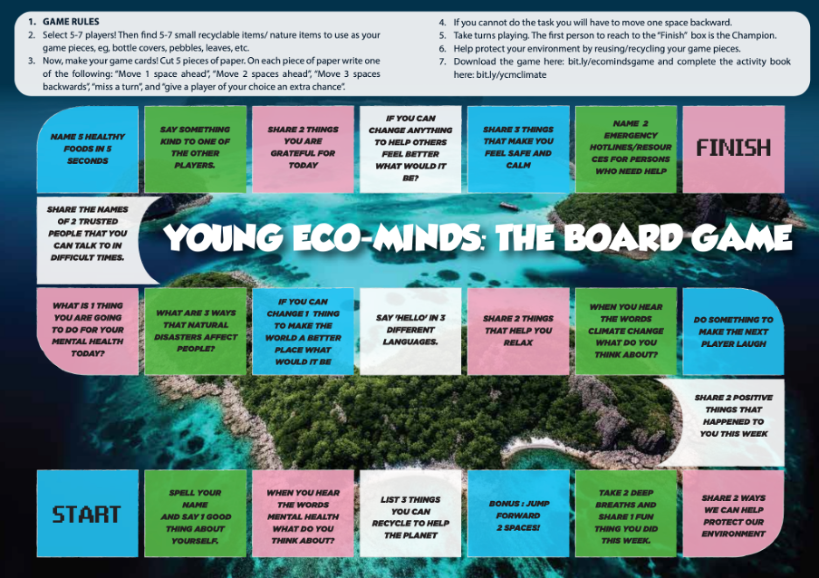A boardgame with notes on mental well-being
