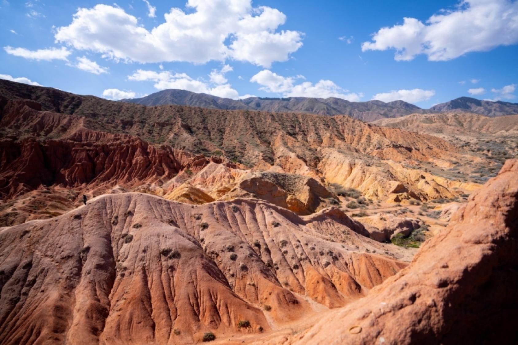 Каньон со скалистым ландшафтом