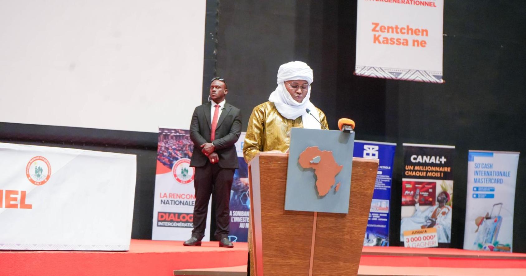 Intervention officielle lors de la Rencontre nationale du Dialogue intergénérationnel à Niamey.