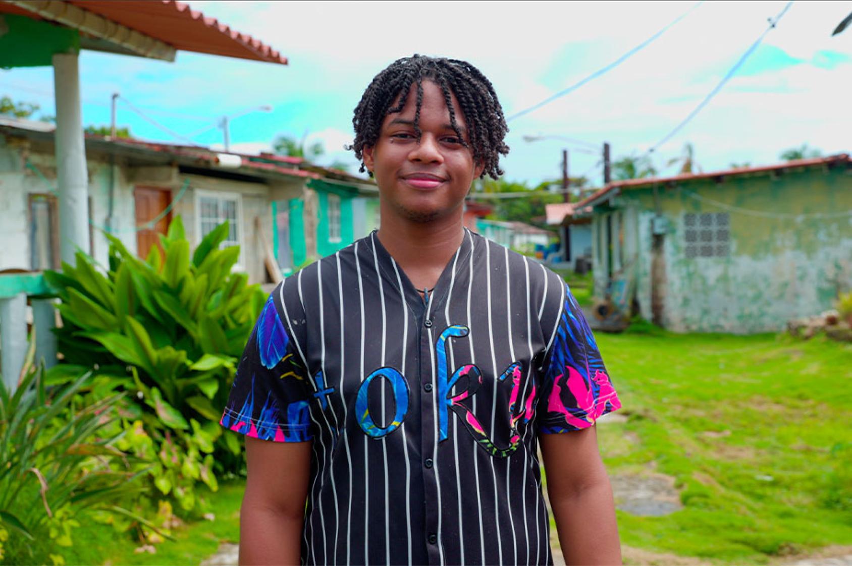 Un joven en Costa Rica.