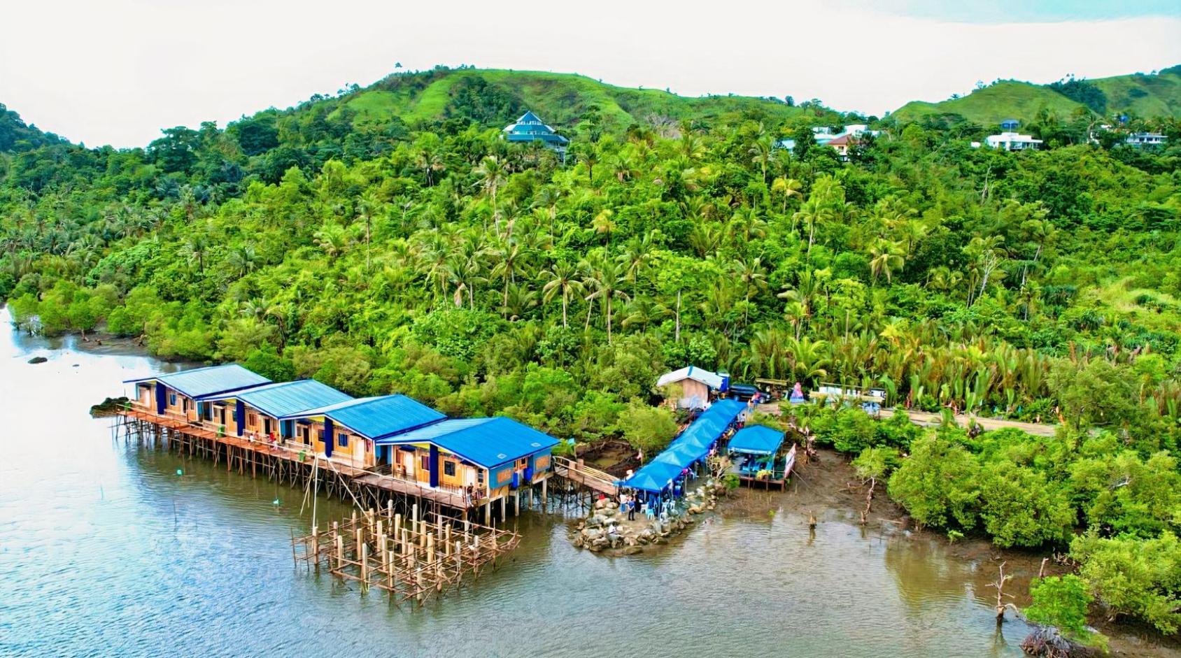 Climate-resilient housing in the Philippines.