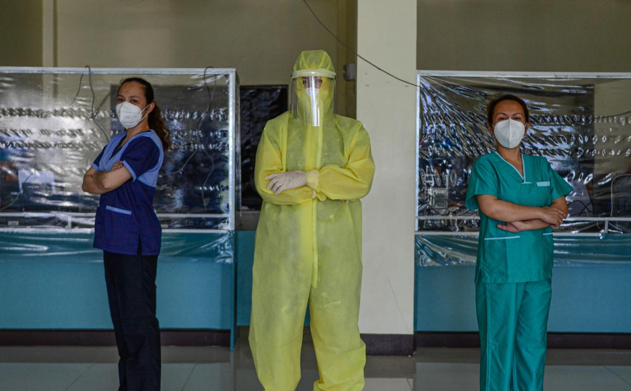 La Dra. Pamela Grace P. Español-Solano es una de las tres doctoras que encabezan la segunda tanda de profesionales médicos voluntarios que atienden a los pacientes de la COVID-19 y a los pacientes con enfermedades pulmonares en el Upper Valley Community Hospital.