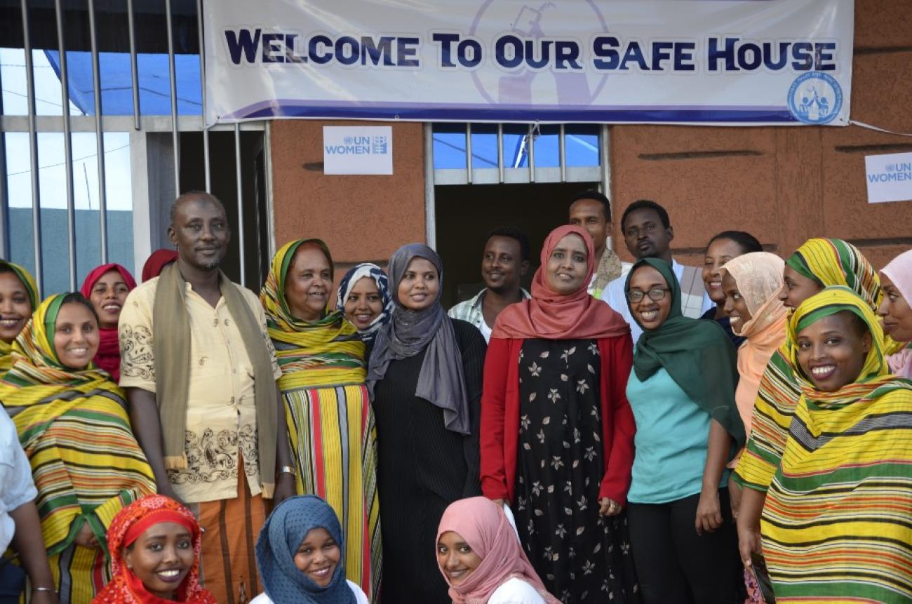 UN Women provided support for the establishment of a centre for people experiencing gender-based violence in the Afar region, Ethiopia (23 September 2021).