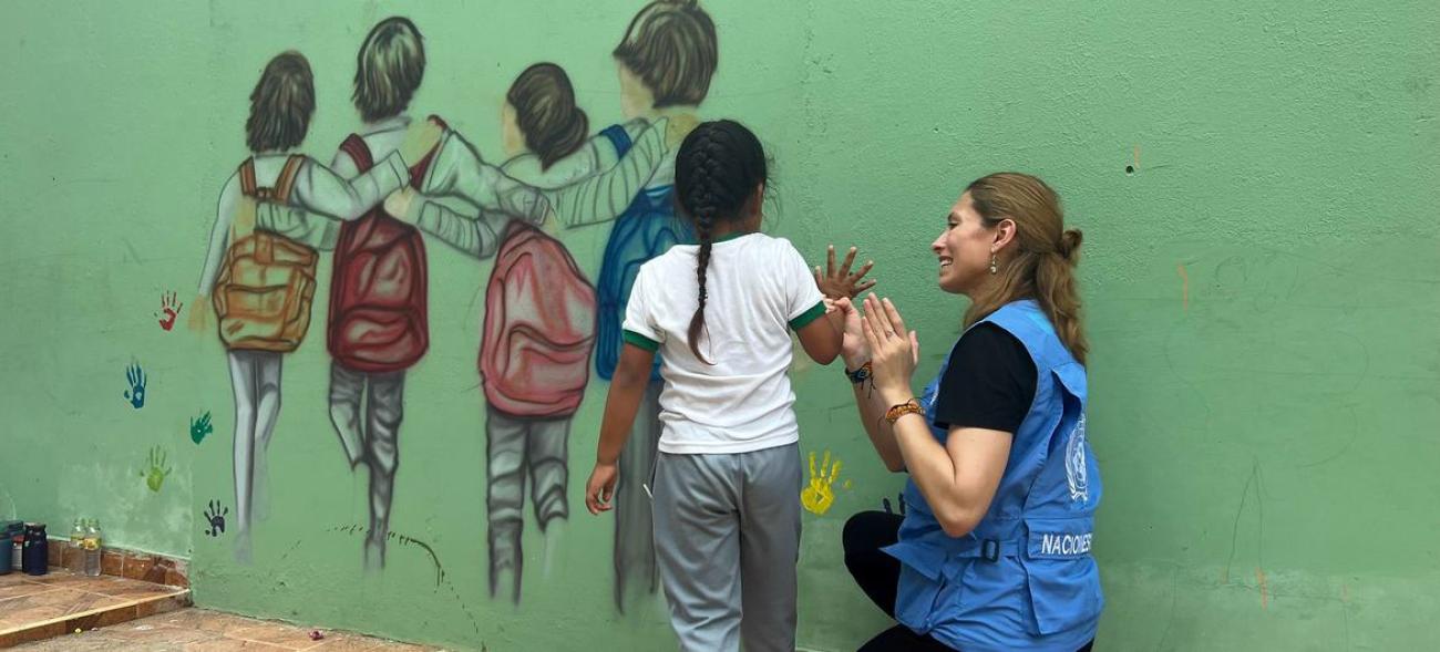 La ONU apoya la reintegración de las familias de los excombatientes en Colombia.