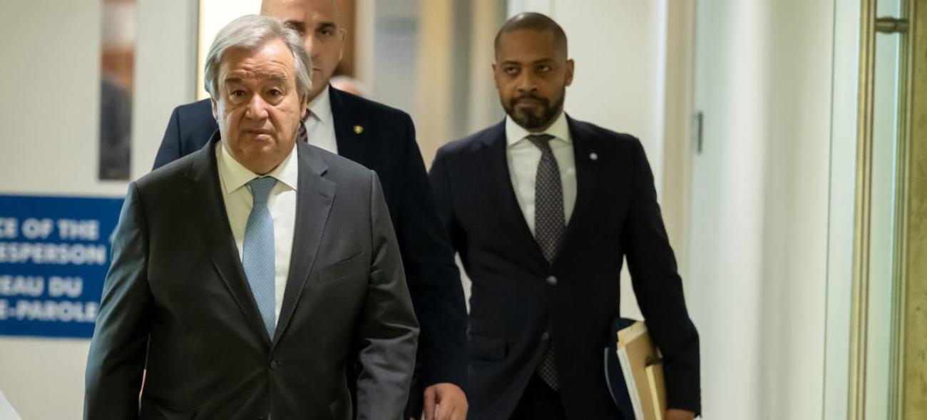  UN Photo/Mark Garten | الأمين العام للأمم المتحدة أنطونيو غوتيريش