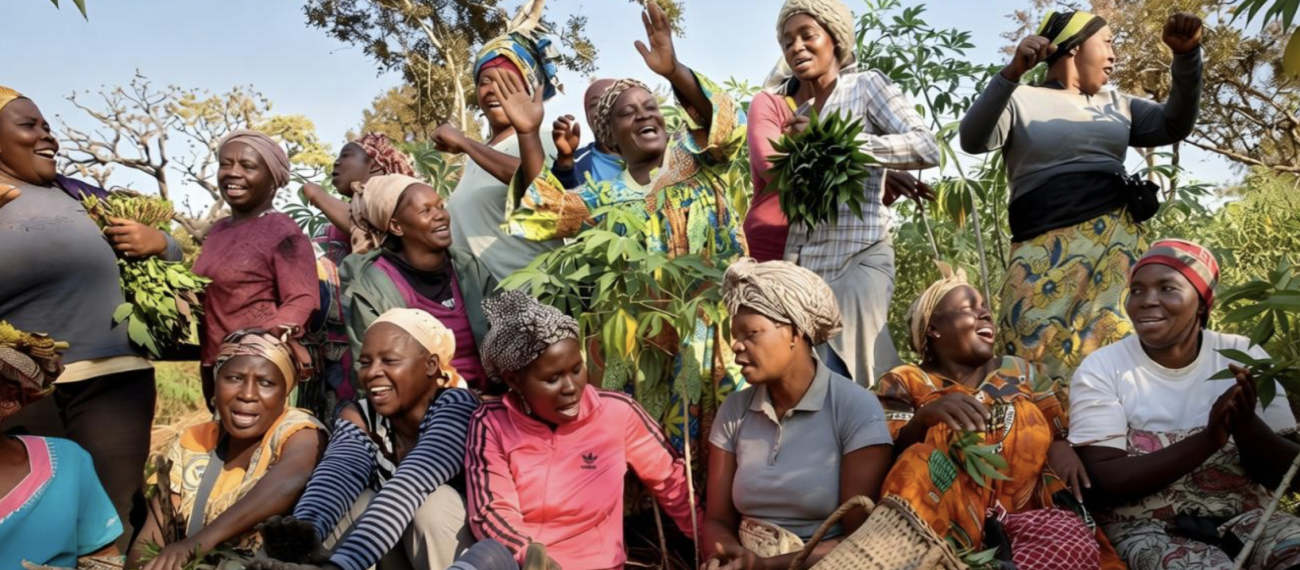 非洲某国的女农民。