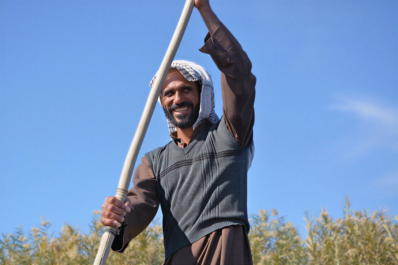 A farmer in Iraq.