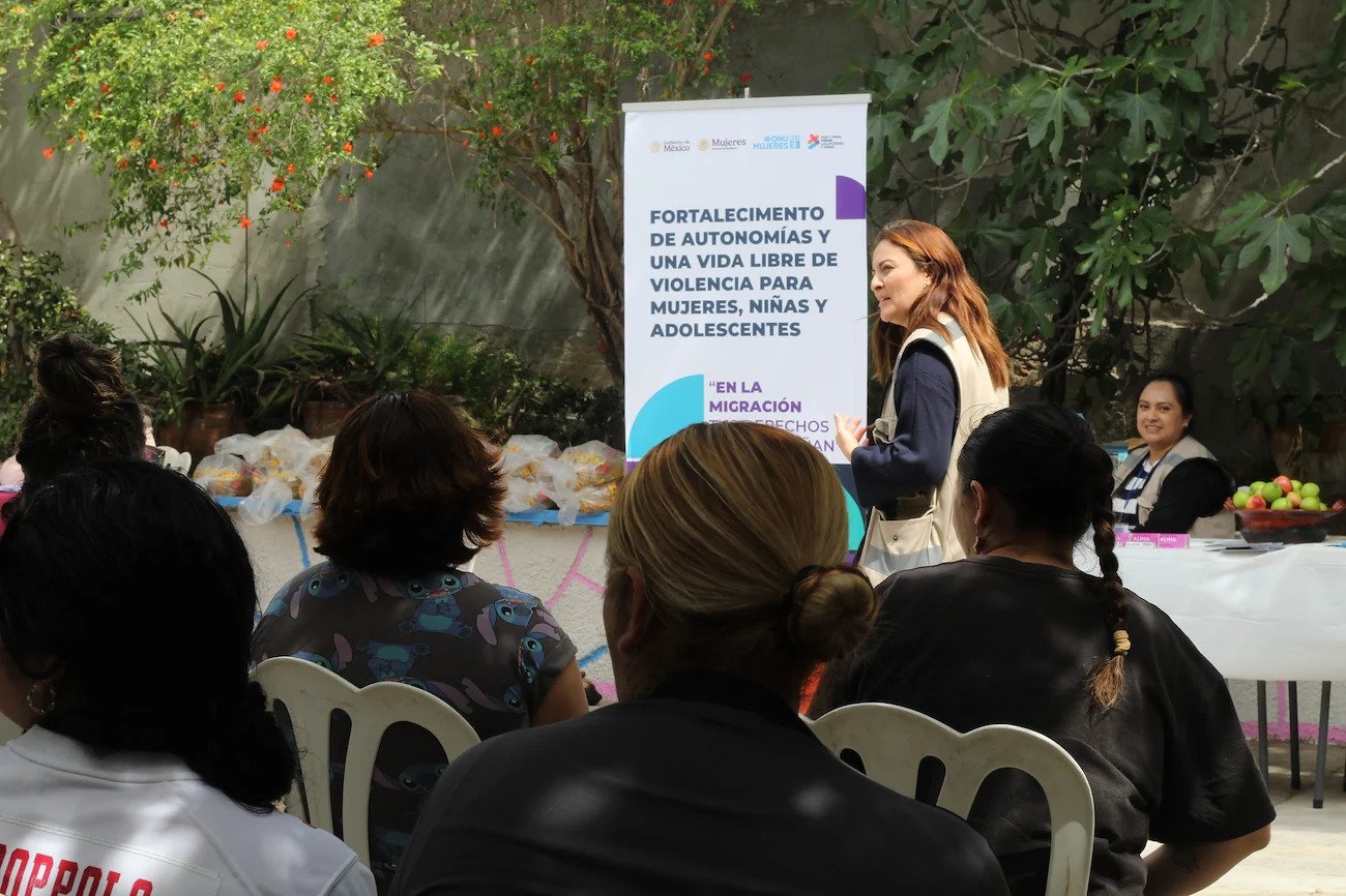 Un taller sobre migración en México.