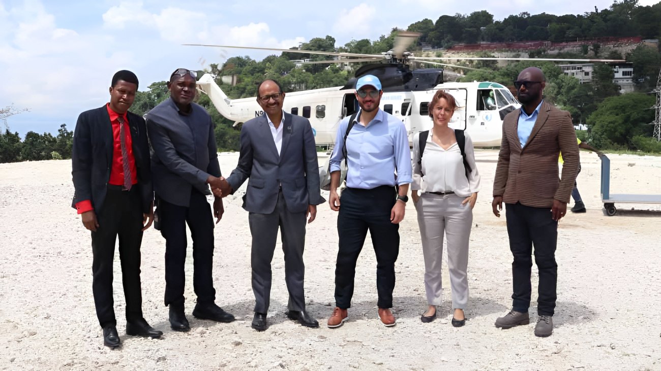 Représentants de l'ONU en Haïti.