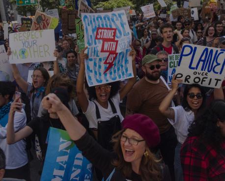Youth-led climate change protest
