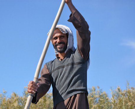 A farmer in Iraq.