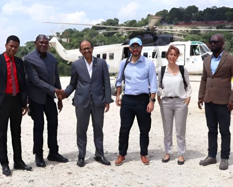Représentants de l'ONU en Haïti.