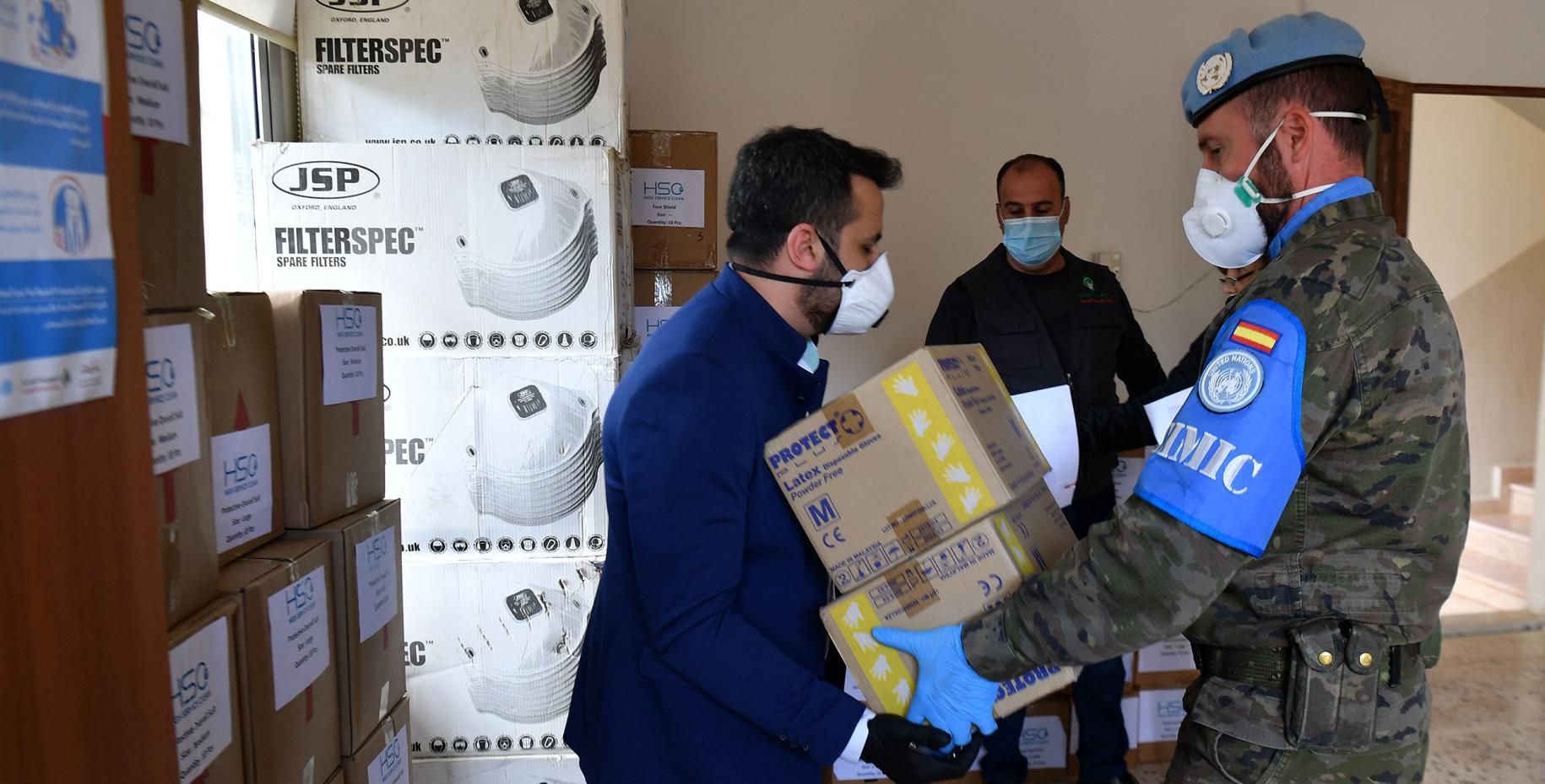 UNFIL delivers essential and lifesaving supplies to communities in Lebanon.
