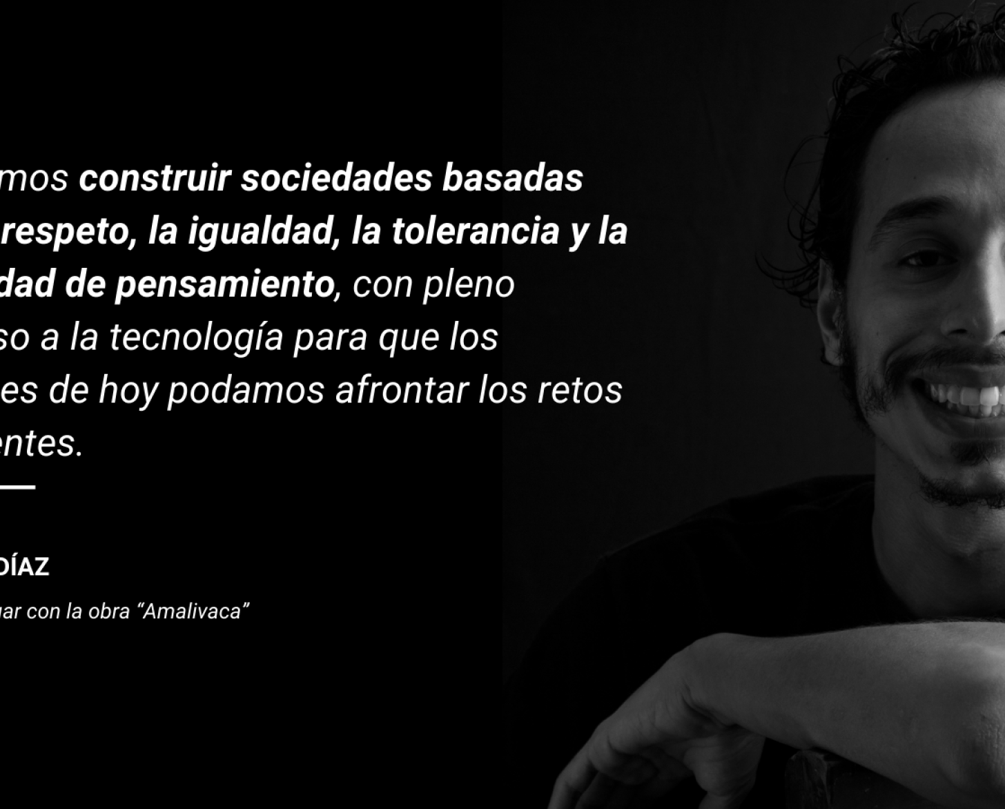 Jorge Díaz del tercero con la obra Amalivaca, El Sistema Venezuela