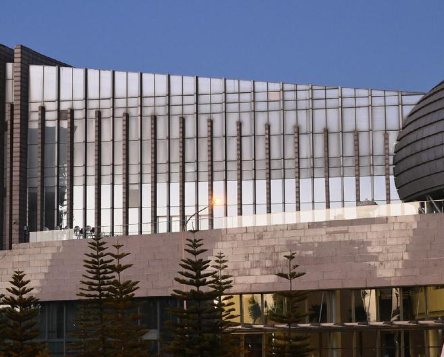 Современное здание штаб-квартиры Африканского Союза в Аддис-Абеббе