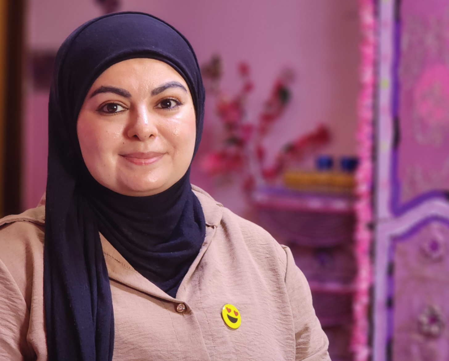 Caption: Today, at the age of 40, Samaher is one of the 49,000 refugees with disabilities living in Jordan