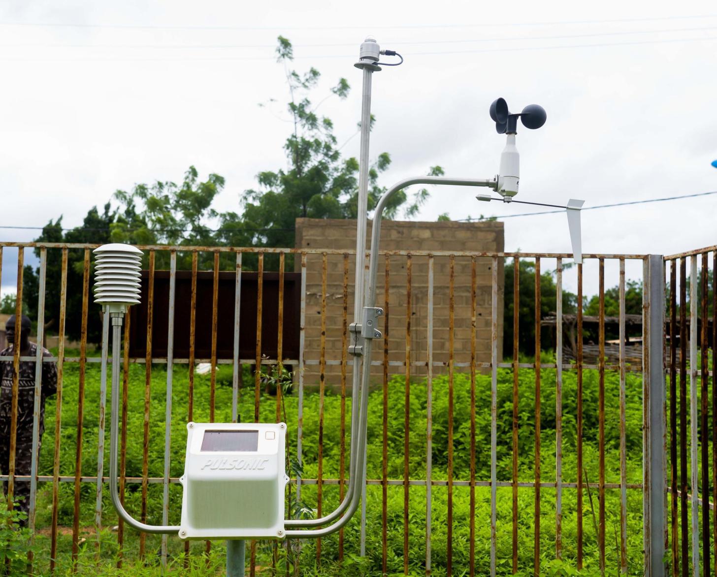 An early warning system that warns about extreme weather events in Mali.