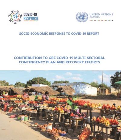 African ladies are selling their produce in an open-air market