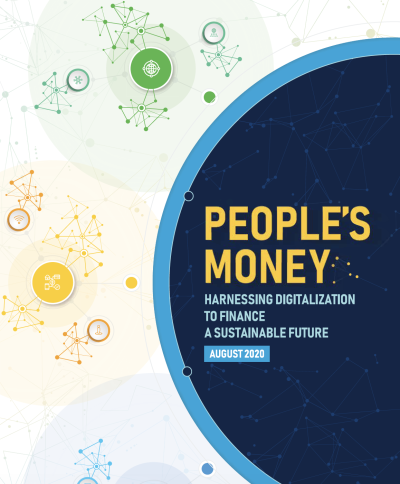 Cover shows molecular shapes in light shades of blue yellow and green, with the title inside a half sphere.