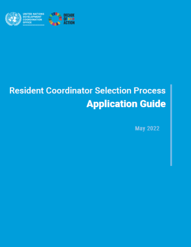 Report Cover_RCs selection process May 2022
