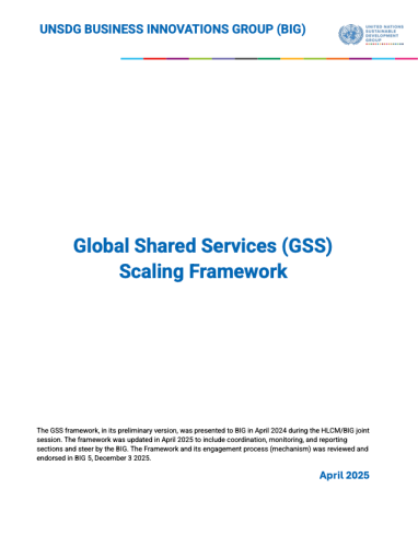 Global Shared Services (GSS) Framework