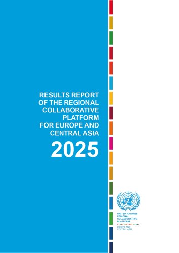 The cover image of the 2025 results report of the Regional Collaborative Platform for Europe and Central Asia