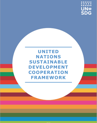 Cover of the UN Sustainable Development Cooperation Framework