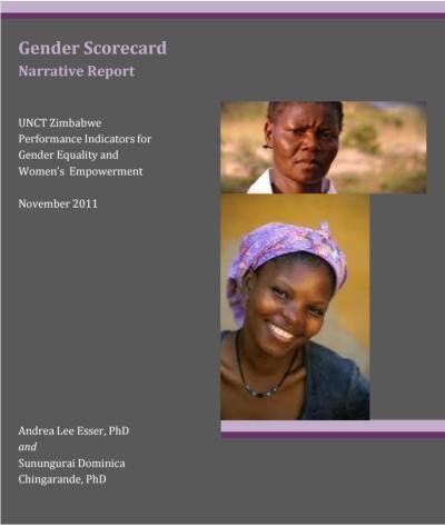 Portada del documento con un fondo gris y dos imágenes de dos mujeres que miran a la cámara.