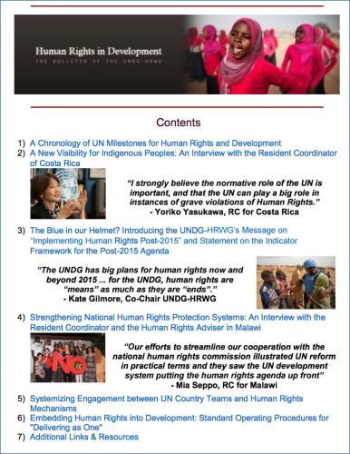 Portada de un boletín de noticias con una imagen de cabecera y tres imágenes que acompañan distintos extractos noticiosos.