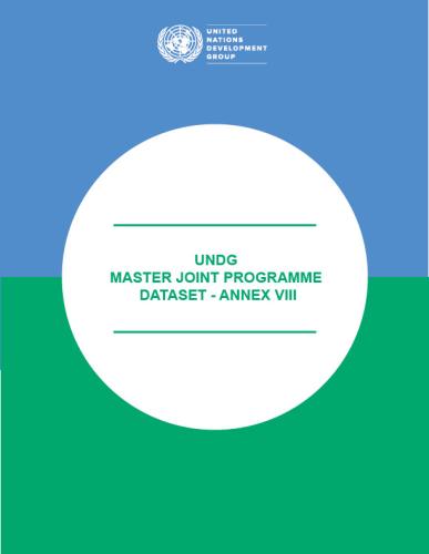 Portada del documento con fondo azul y verde.