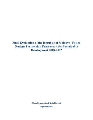 إطار عمل الأمم المتحدة للمساعدة الإنمائية / تقرير تقييم إطار التعاون