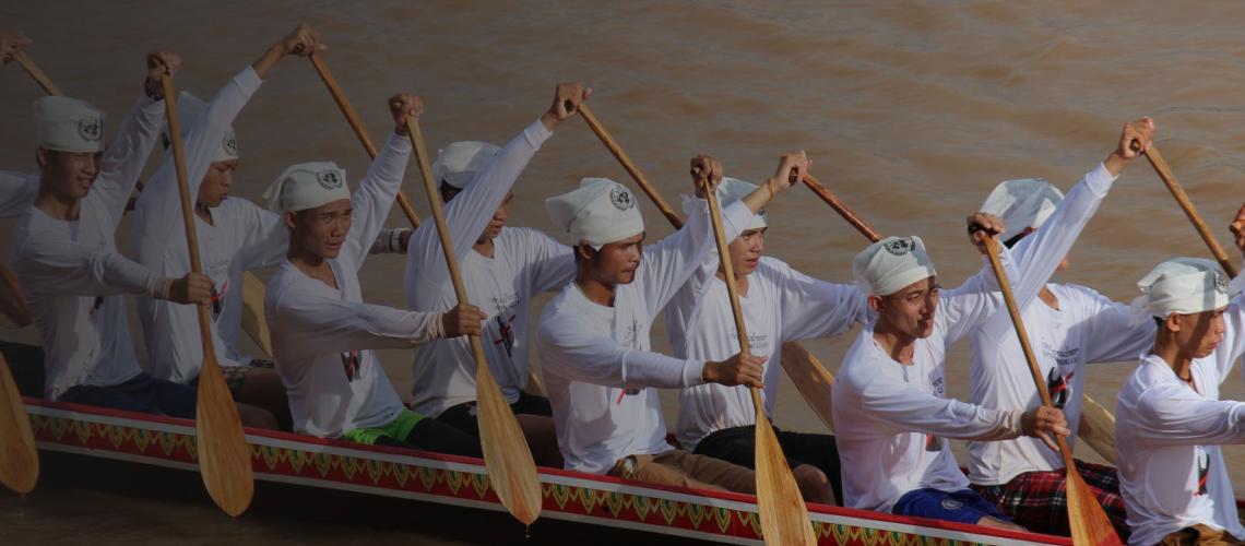 The UN-supported boat racing team in Lao PDR on a crusade against single-use plastics.